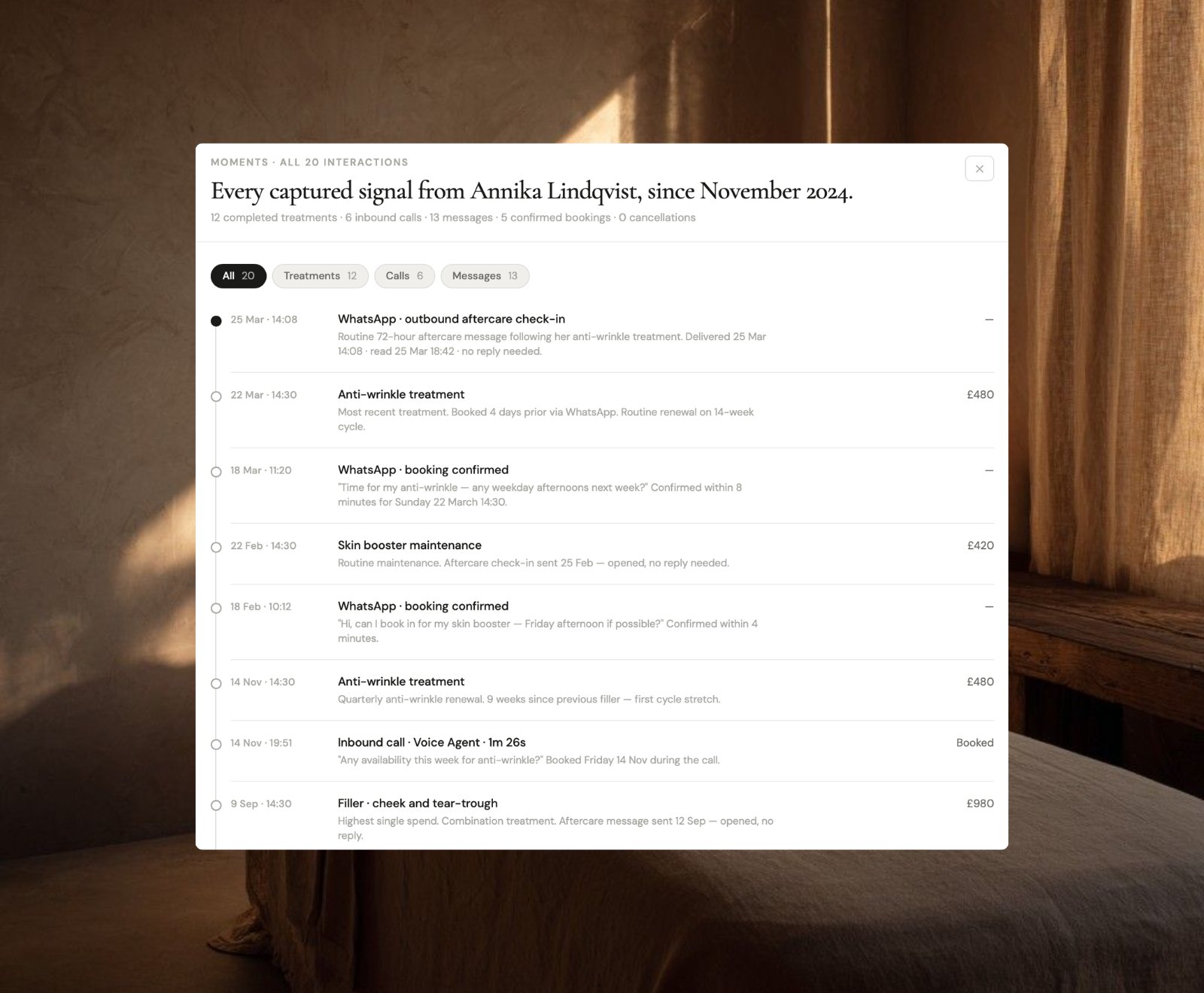 Every captured signal from Annika Lindqvist, since November 2024