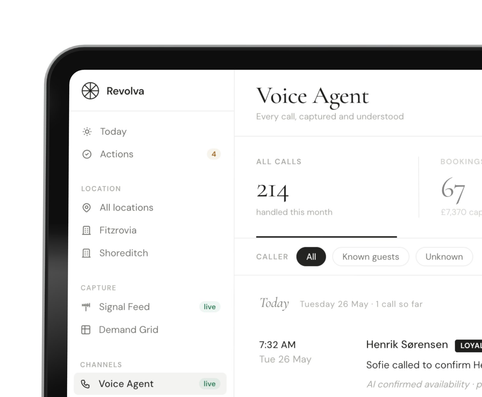 Voice Agent — each call sharpens the next